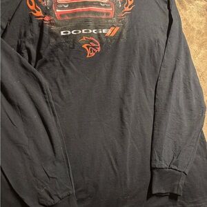 Dodge Hellcat Black Long Sleeve Men's Shirt size XL . New